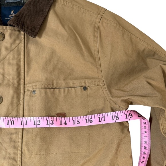 Roark Mens XS Deckhand Jacket in Khaki Tan Corduroy Collar Workwear Chore Jacket - Picture 4 of 13